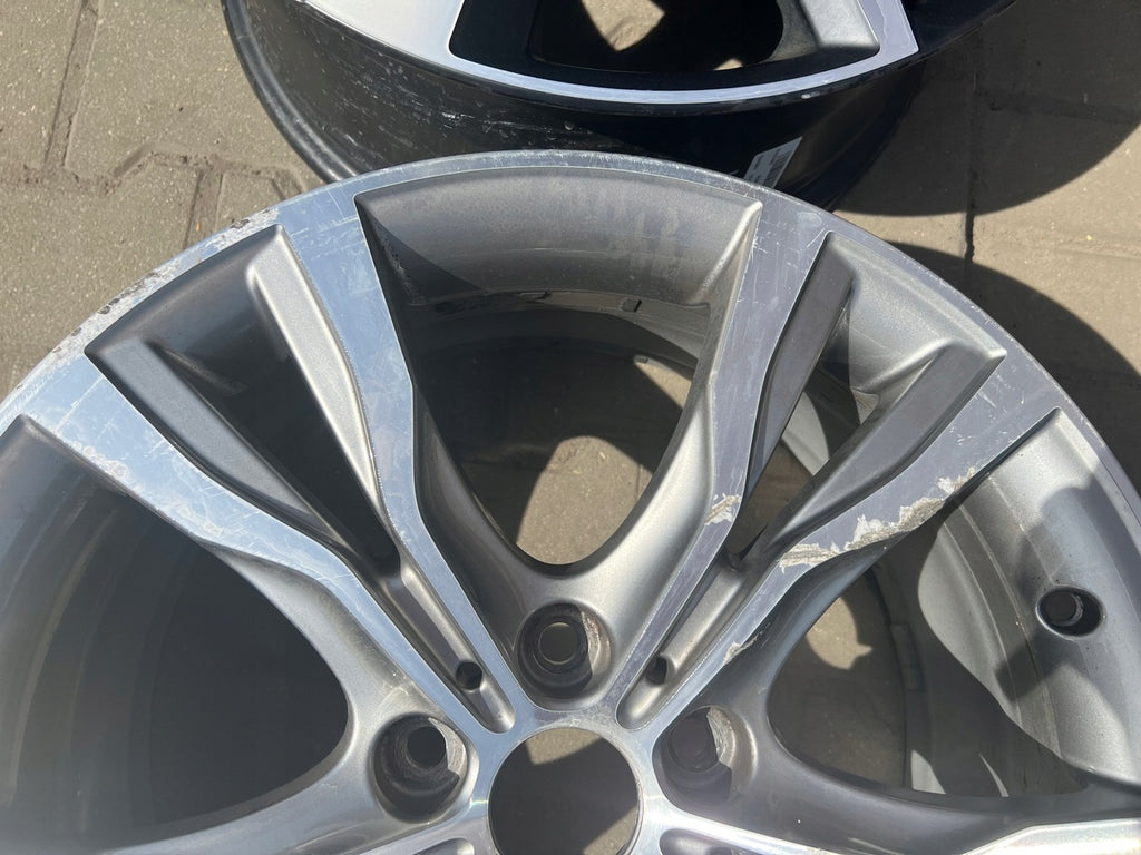 1x Alufelge 18 Zoll 8.0" 5x112 57ET Glanz Graphit 6855093 BMW Mg Rim Wheel