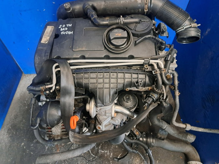 Motor Audi Seat Skoda VW I BKD 2.0 TDI 140PS 221TKm Diesel Engine Komplett MOT4127868135xc