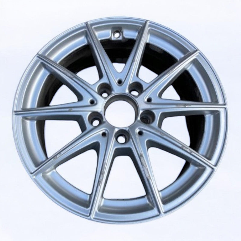 1x Alufelge 16 Zoll 6.5" 5x112 44ET Glanz Silber A1774011100 Mercedes-Benz