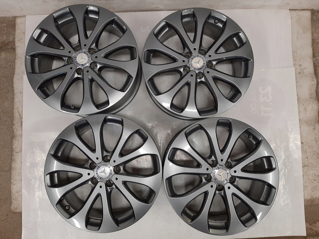 4x Alufelge 18 Zoll 8.0" 5x112 38ET A2534011500 Mercedes-Benz Glc C253 Rim Wheel FEL6595260418ra