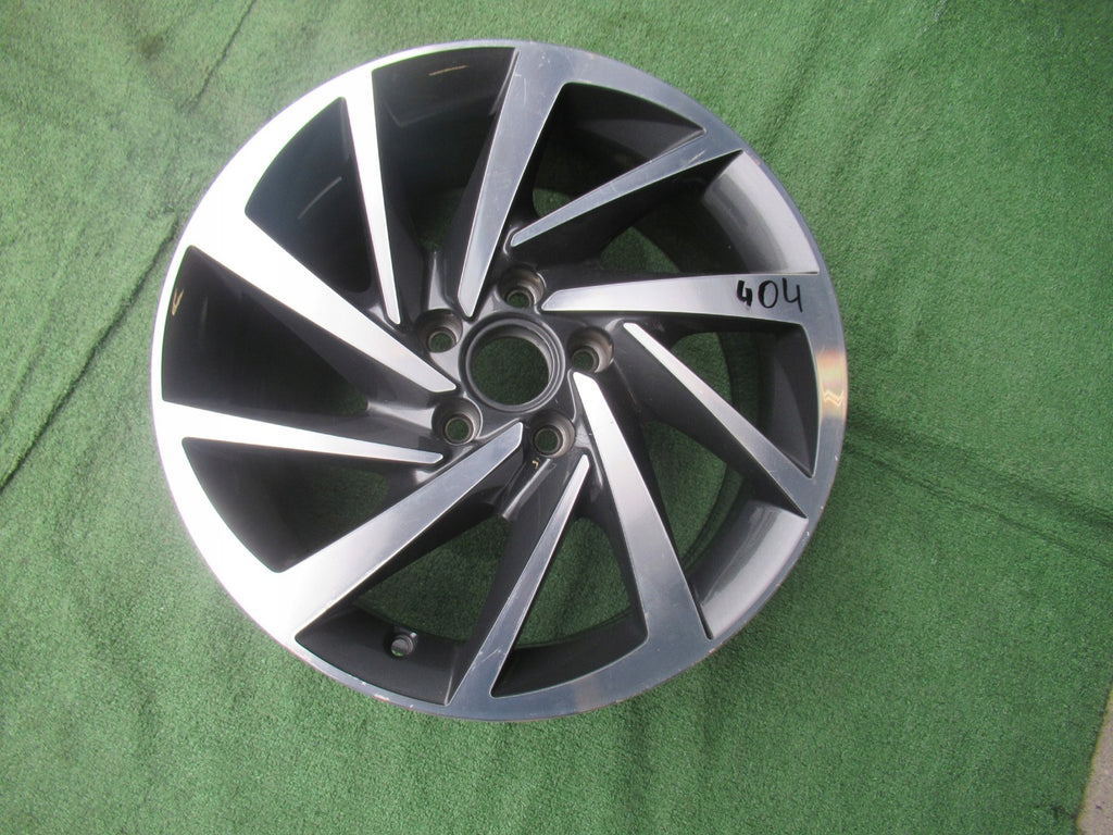 1x Alufelge 17 Zoll 7.0" 5x112 40ET Glanz Grau 5NA601025P Mg Tiguan Rim Wheel