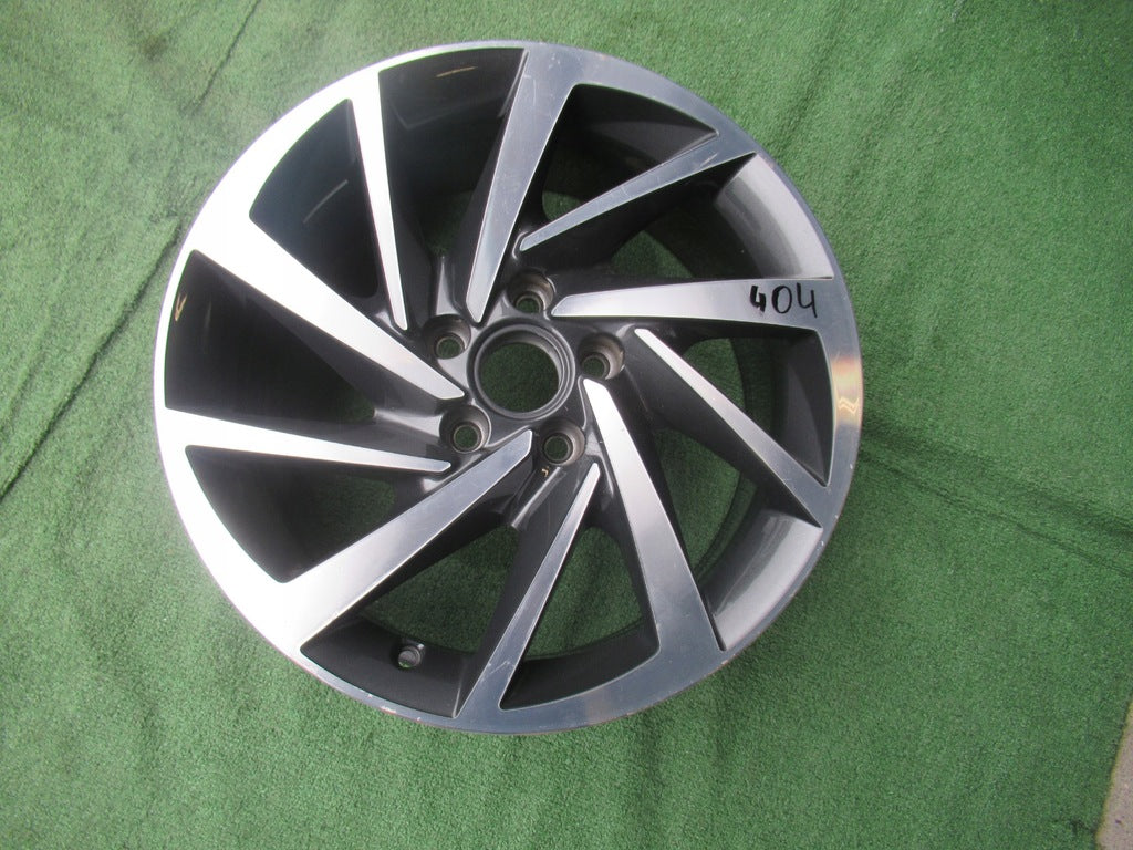 1x Alufelge 17 Zoll 7.0" 5x112 40ET Glanz Grau 5NA601025P Mg Tiguan Rim Wheel FEL7610943183vf