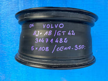 Laden Sie das Bild in den Galerie-Viewer, 1x Alufelge 18 Zoll 8.0" 5x108 42ET Matt Schwarz 31471482 Volvo Rim Wheel FEL1104811713ws