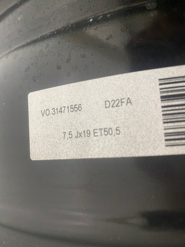 1x Alufelge 19 Zoll 7.5" 5x108 50 5ET Glanz Silber 31471556 Volvo Xc60 Xc40 FEL1849400121sf