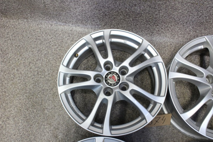 4x Alufelge 16 Zoll 6.5" 5x114.3 45ET Silber KBA48604 Hyundai I Rim Wheel FEL5920353047ue