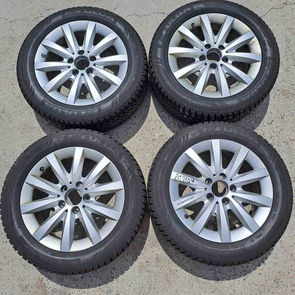 4x Alufelge 16 Zoll 6.5" 5x112 49ET A2464010202 Mercedes-Benz Rim Wheel FEL3538188753zd