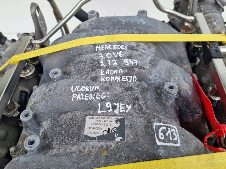 Motor Mercedes-Benz W204 272947 3.0 231PS 170kW 185TKm Benzin Engine Komplett MOT9922728992lb