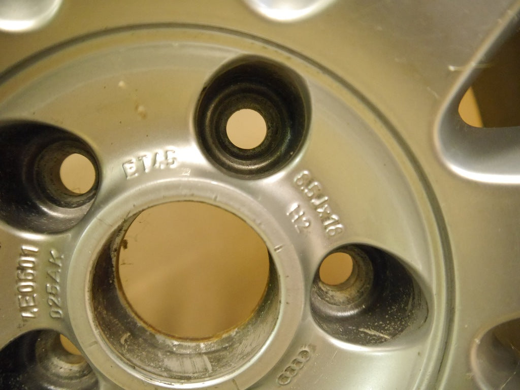 1x Alufelge 18 Zoll 6.5" 5x112 45ET Silber 4E0601025AK Audi A8 Rim Wheel FEL9586552152zk