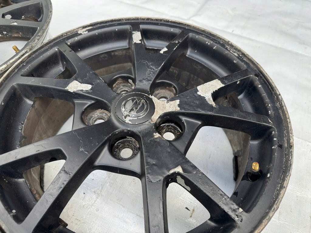 4x Alufelge 16 Zoll 6.5" 5x120 41ET Glanz Silber 9598181 Opel Rim Wheel