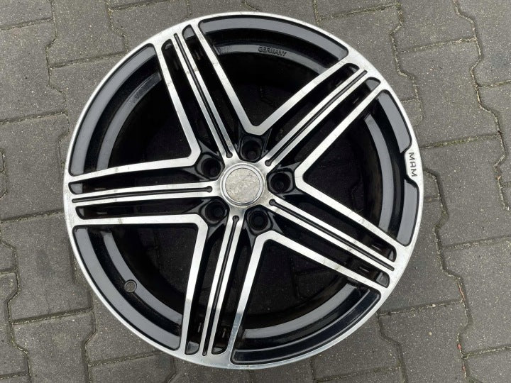 1x Alufelge 18 Zoll 8.0" 5x112 30ET Glanz Schwarz Rim Wheel FEL6806101959xe