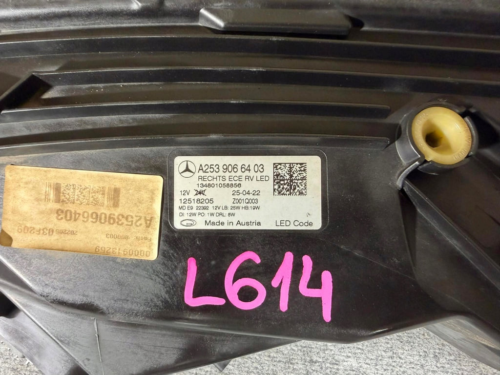 Frontscheinwerfer Mercedes-Benz Glc A2539066403 LED Rechts Headlight SCH6163702223ji