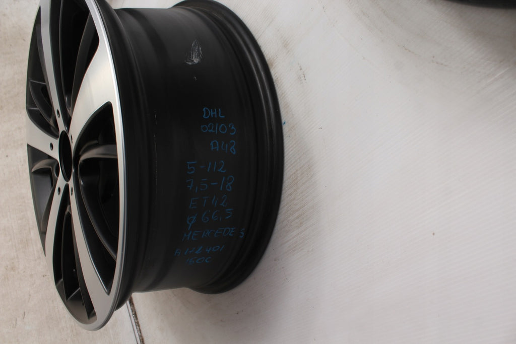 1x Alufelge 18 Zoll 7.5" 5x112 42ET 1724011600 Mercedes-Benz Rim Wheel FEL9756800637uj