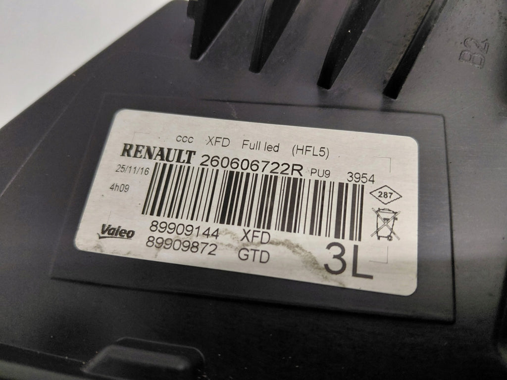 Frontscheinwerfer Renault Talisman 260606722R Full LED Links Headlight SCH7373805151ch
