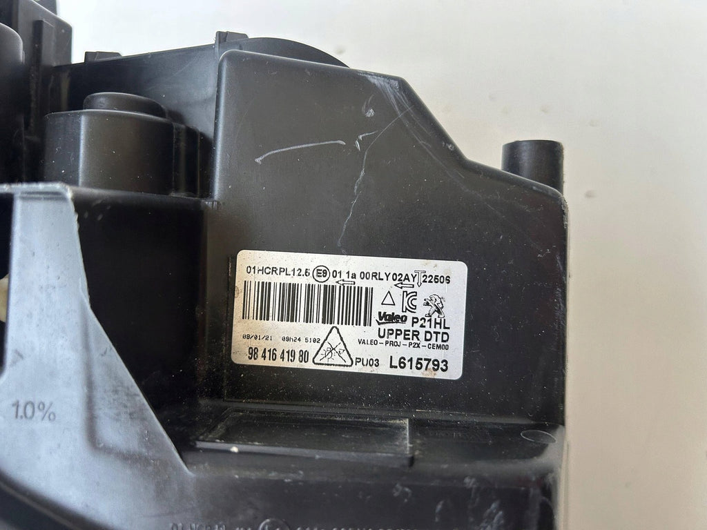 Frontscheinwerfer Peugeot 208 II 9841641980 Rechts Scheinwerfer Headlight SCH4716094011fs
