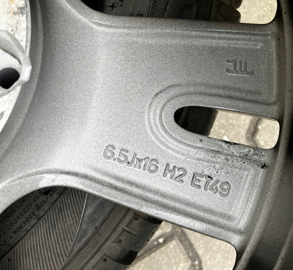 1x Alufelge 16 Zoll 6.5" 5x112 49ET A2464010000 Mercedes-Benz W169 Rim Wheel FEL7360034806bt