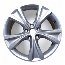 Load image into Gallery viewer, 1x Alufelge 17 Zoll 7.5&quot; 5x112 46ET Glanz Silber 5FA601025 Seat Rim Wheel