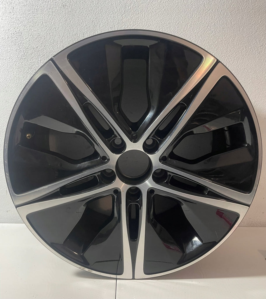 1x Alufelge 18 Zoll 8.5" 5x112 56ET Glanz Schwarz A2054018300 Mercedes-Benz W205 FEL9171634063wx