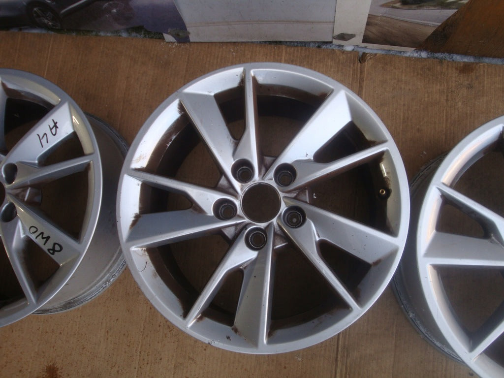 3x Alufelge 16 Zoll 7.0" 5x112 35ET Glanz Silber 8W0601025B Audi A4 Rim Wheel FEL4112404288ow