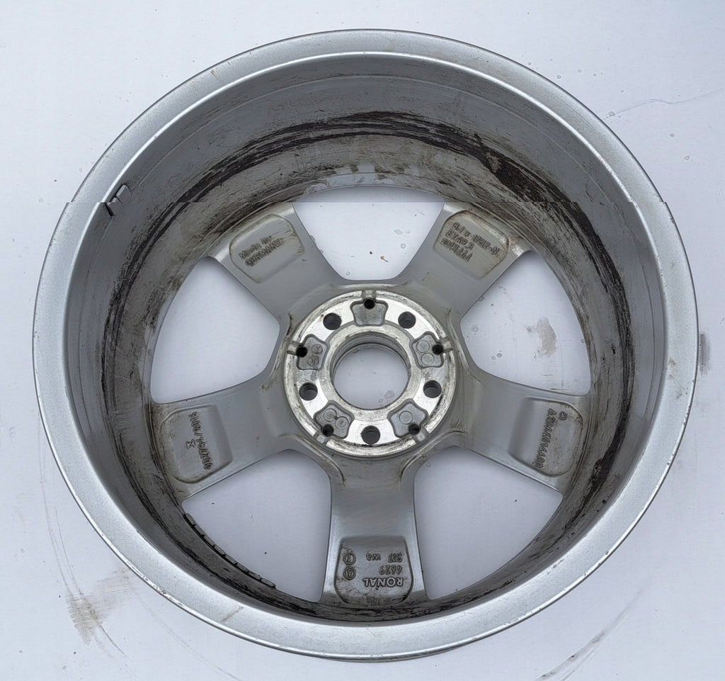 1x Alufelge 17 Zoll 8.0" 5x112 49 5ET Glanz Silber A2064014600 Mercedes-Benz FEL5319934931vu