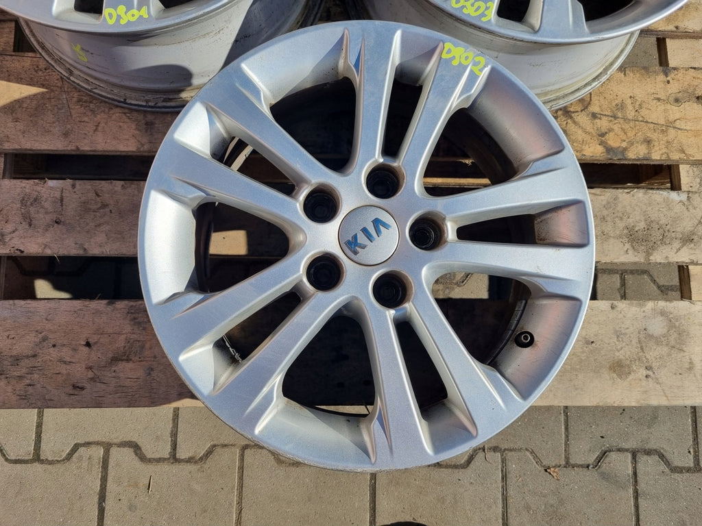 1x Alufelge 16 Zoll 6.5" 5x114.3 50ET 52910A2200 Kia Ceed Rim Wheel FEL5842485478xp