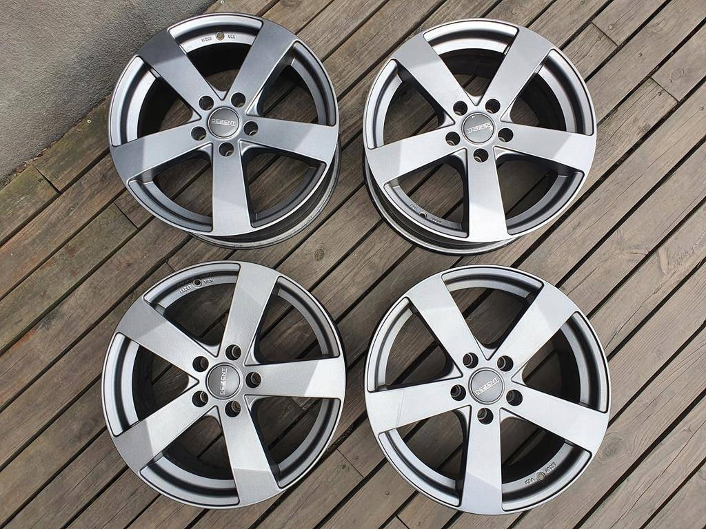 4x Alufelge 17 Zoll 7.5" 5x112 35ET Glanz Silber KBA49291 Audi A4 B8 4 Rim Wheel FEL2373545120du