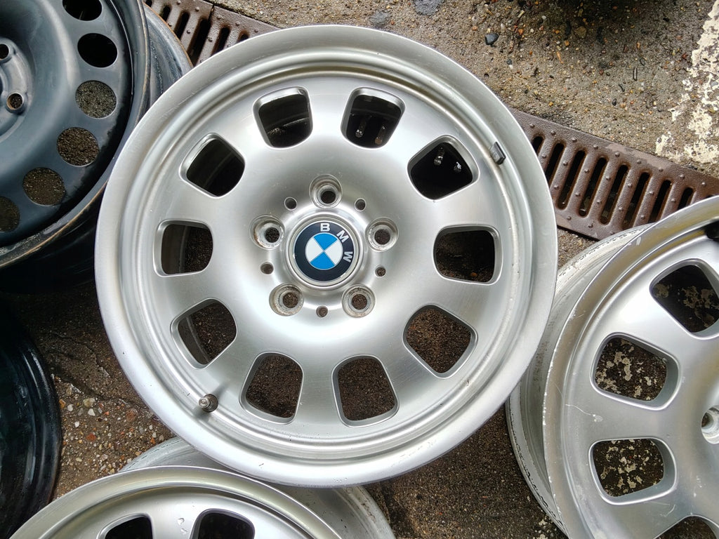 4x Alufelge 16 Zoll 7.0" 5x120 47ET Glanz Silber 1094502 BMW Rim Wheel FEL7472977026en