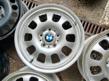 Laden Sie das Bild in den Galerie-Viewer, 4x Alufelge 16 Zoll 7.0" 5x120 47ET Glanz Silber 1094502 BMW Rim Wheel FEL7472977026en