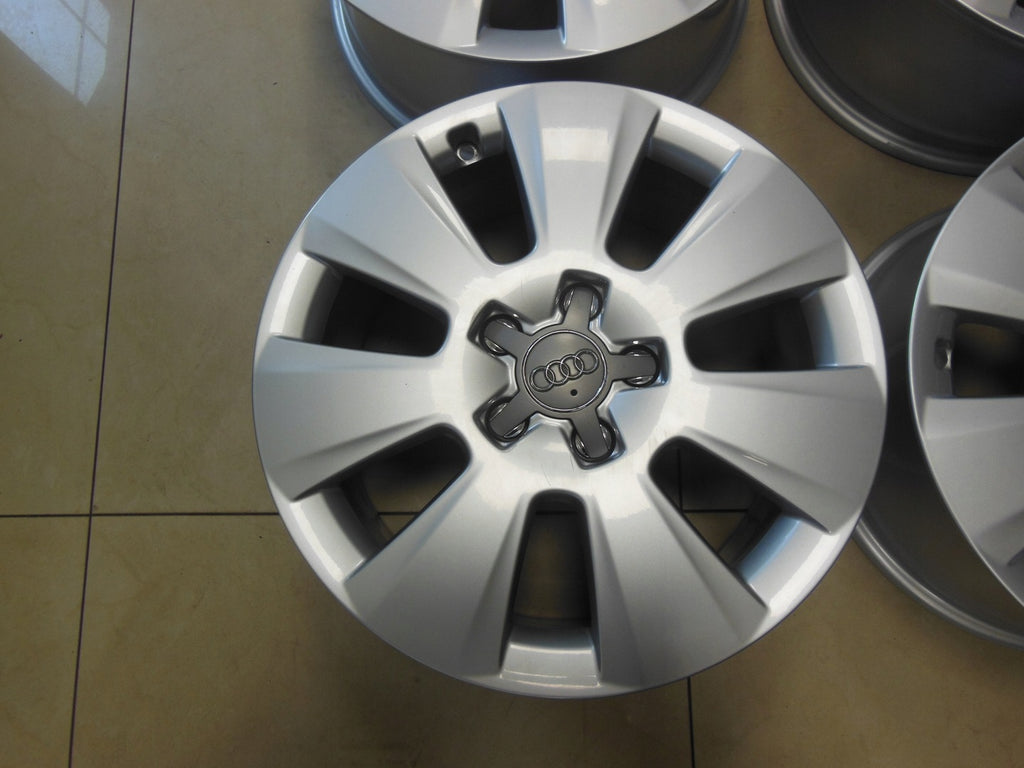 4x Alufelge 17 Zoll 7.5" 5x112 45ET Glanz Silber 8K0601025AM Audi Rim Wheel