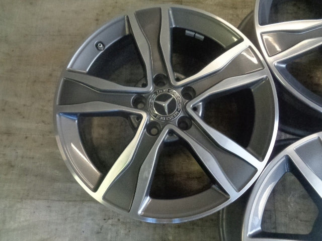 4x Alufelge 17 Zoll 7.0" 5x112 48 5ET A2054010800 Mercedes-Benz W205 A205 FEL5951321479mg