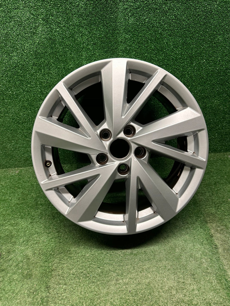 1x Alufelge 17 Zoll 7.0" 5x112 45ET Glanz Silber 81A601025C Audi Rim Wheel FEL9770373987wc