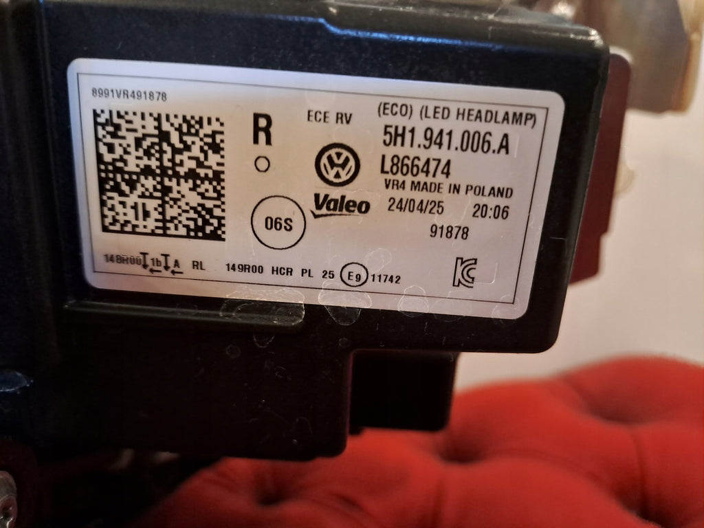 Frontscheinwerfer VW Golf VIII 5H0941006 Rechts Scheinwerfer Headlight SCH6595839058yv