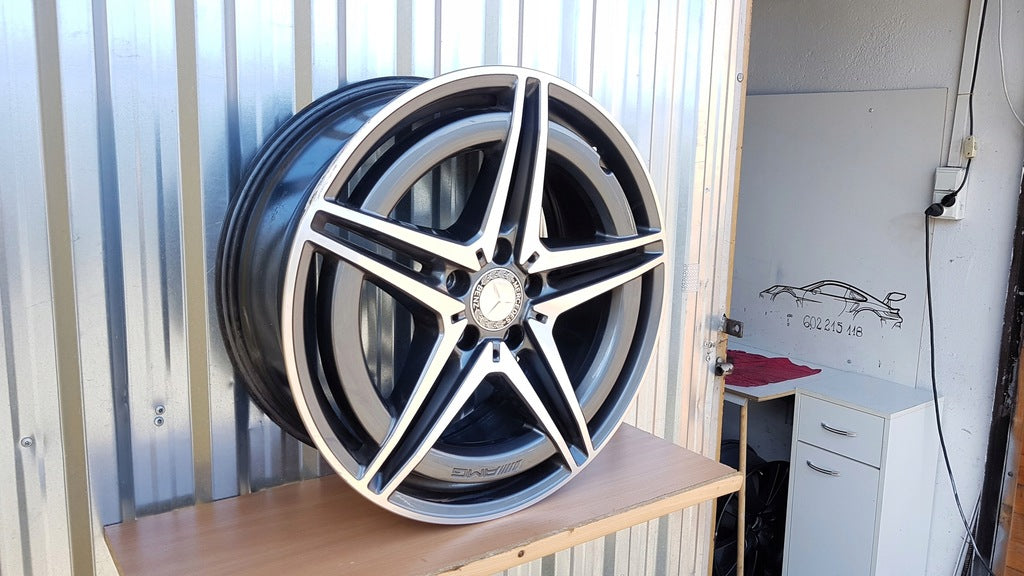 1x Alufelge 19 Zoll 8.0" 5x112 34ET A2934010700 Mercedes-Benz Eqc N293 Rim Wheel FEL8539905115vg