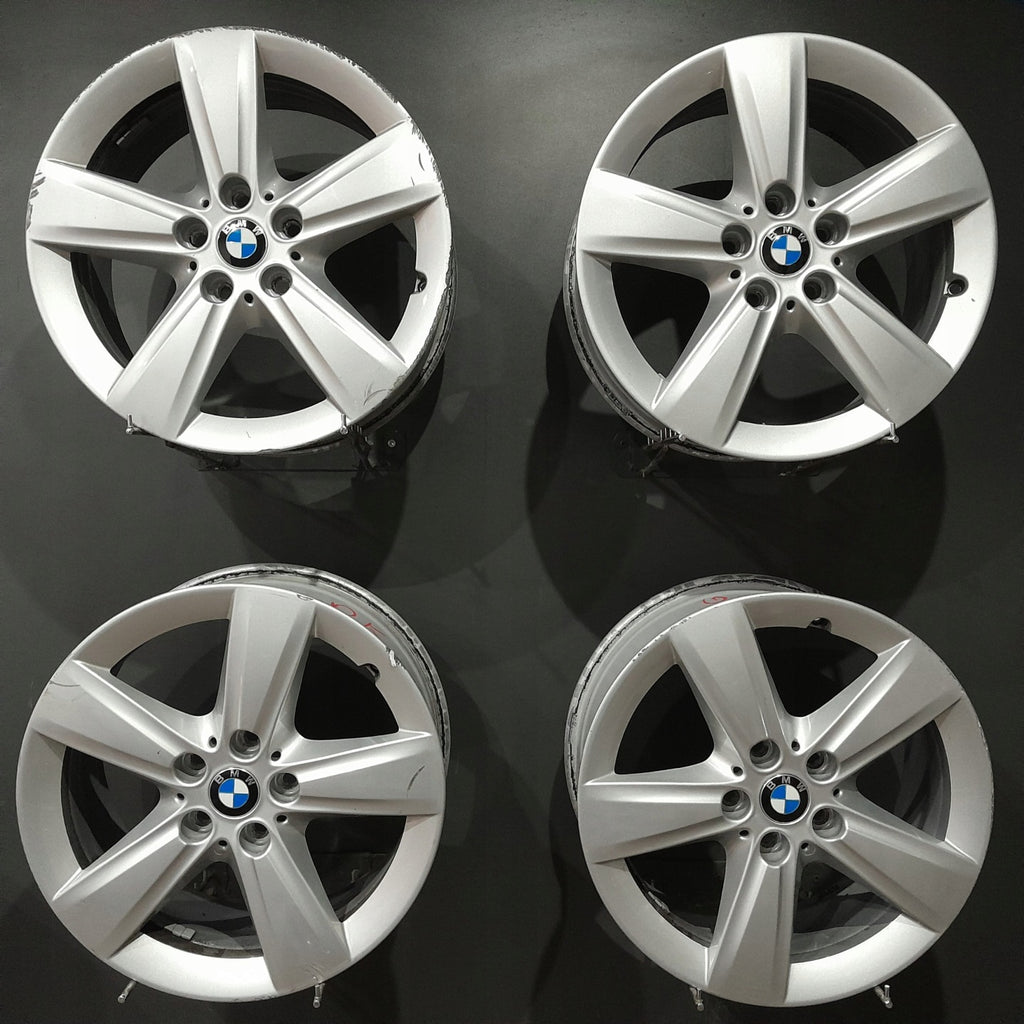 4x Alufelge 17 Zoll 7.5" 5x112 54ET Glanz Silber 6855087 BMW 2 F45 F46 Rim Wheel FEL5653760473nt