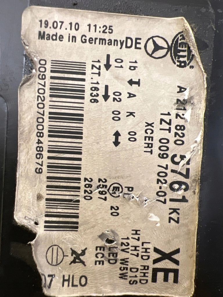Frontscheinwerfer Mercedes-Benz W212 A2128205761 Xenon Links Headlight SCH6540235973gh