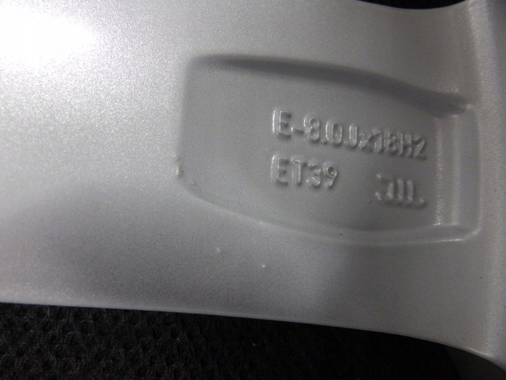 1x Alufelge 18 Zoll 8.0" 5x112 39ET Glanz Silber 80A601025C Audi Q5 Rim Wheel FEL3537020123bn