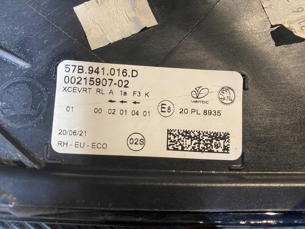 Frontscheinwerfer Skoda Karoq 57B941016D Full LED Rechts Scheinwerfer Headlight SCH8172791264bl