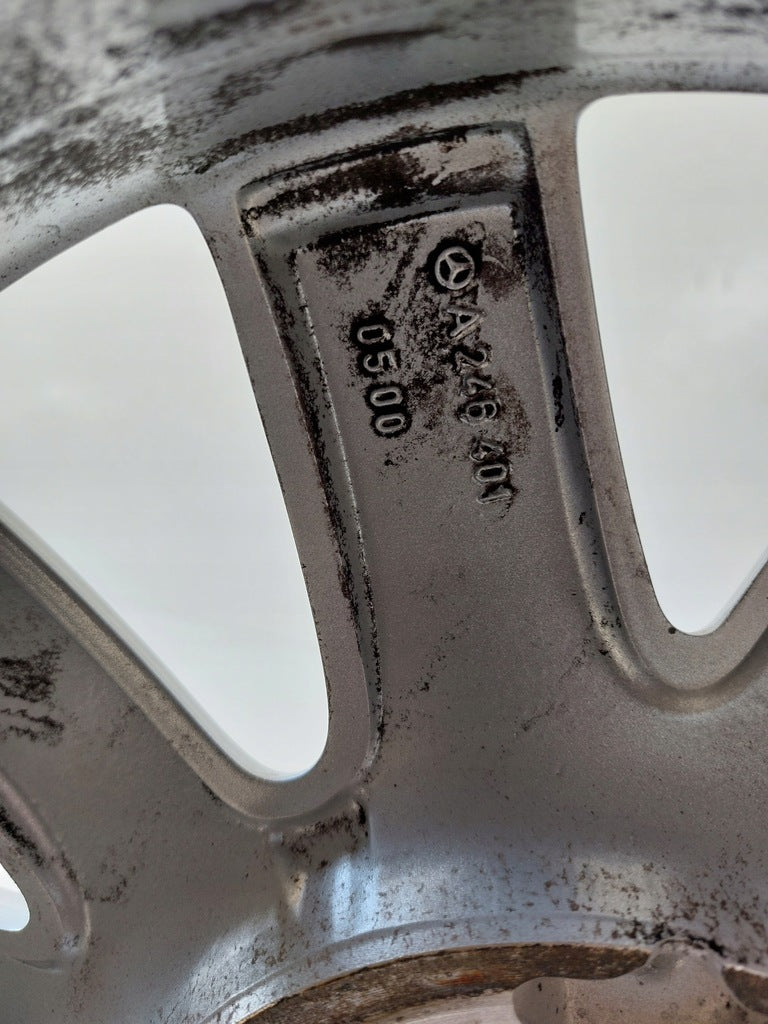 1x Alufelge 16 Zoll 6.5" 5x112 49ET Glanz Silber A2464010500 Mercedes-Benz FEL7871173578mf