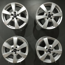 Laden Sie das Bild in den Galerie-Viewer, 4x Alufelge 17 Zoll 7.5" 5x112 37ET Silber Audi B8 Rim Wheel FEL1556232548gu