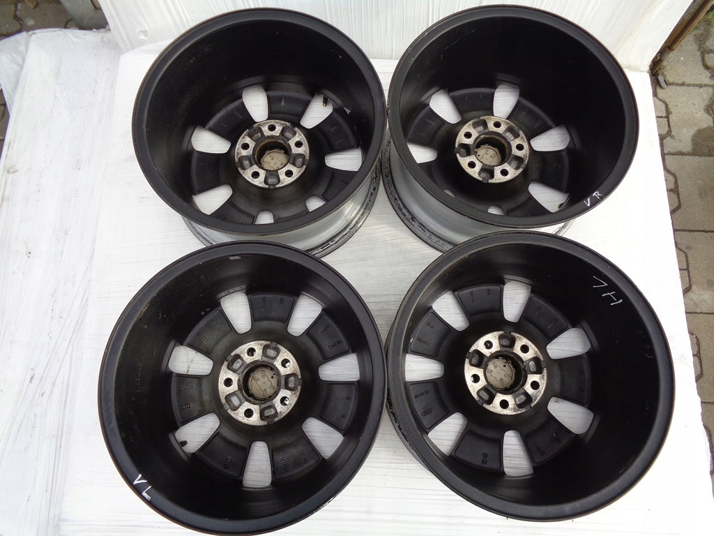4x Alufelge 16 Zoll 7.5" 5x112 37ET Glanz Schwarz 4G0601025 Audi A6 Rim Wheel FEL4543006193vx