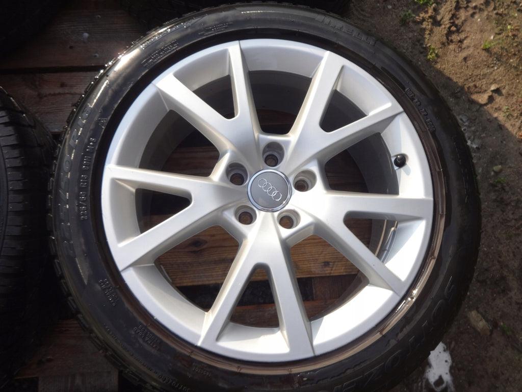 4x Alufelge 18 Zoll 7.5" 5x112 37ET Glanz Silber 4G0071498A Audi C8 I Rim Wheel FEL1324383224vr