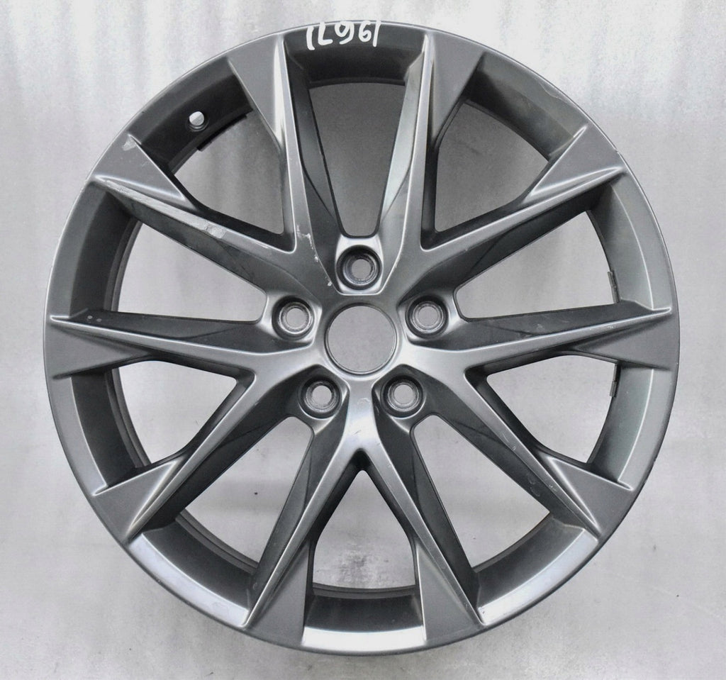1x Alufelge 18 Zoll 7.5" 5x112 51ET Glanz Silber 5F0601025AA Seat Leon Rim Wheel FEL1936383653bu