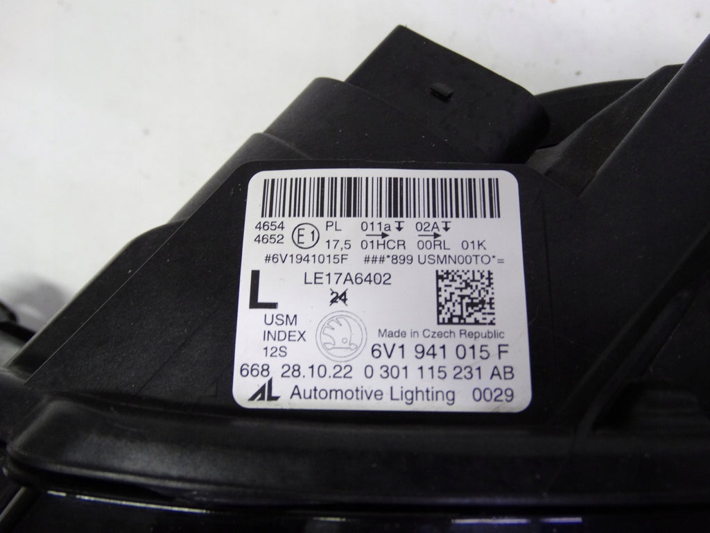 Frontscheinwerfer Skoda Fabia III 6V1941015F LED Links Scheinwerfer Headlight