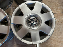 Laden Sie das Bild in den Galerie-Viewer, 4x Alufelge 14 Zoll 6.0" 5x100 48ET 600601025 VW Polo Rim Wheel FEL1509656945nm