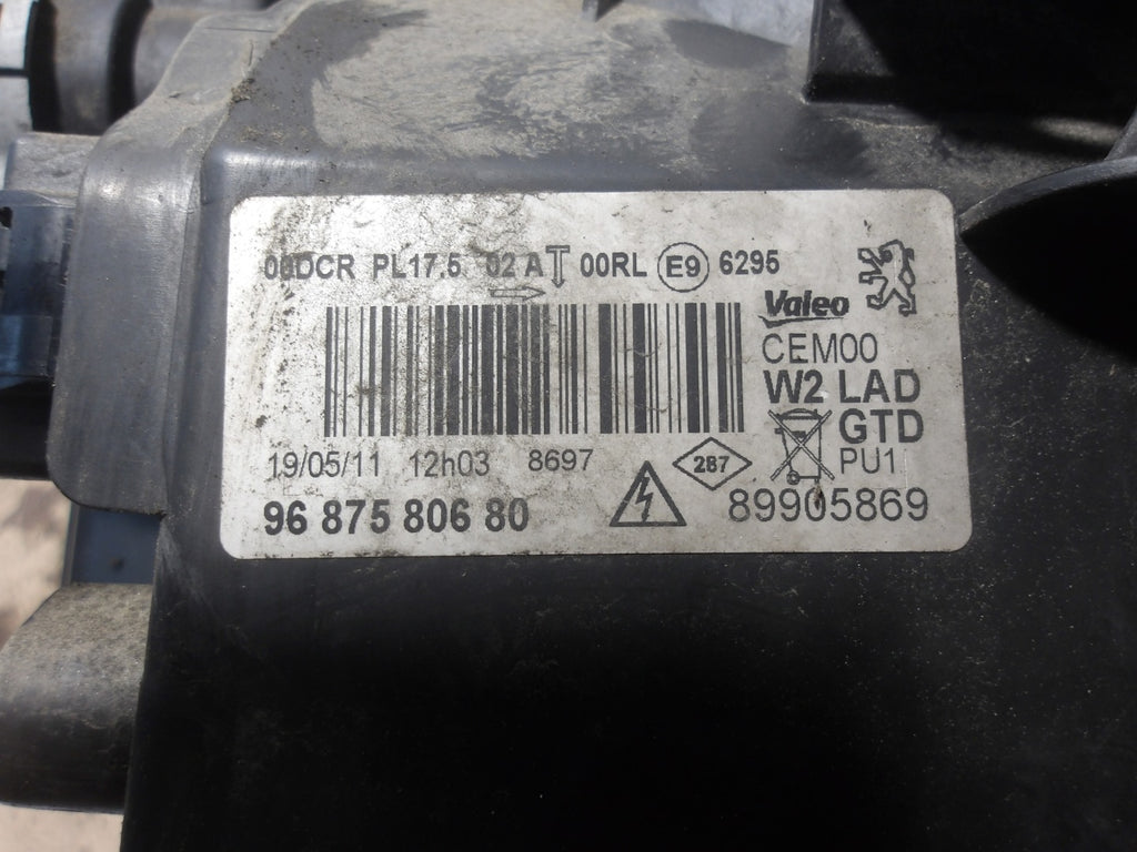 Frontscheinwerfer Peugeot 508 9687580680 9874350580 Links Scheinwerfer Headlight SCH8313930892ix