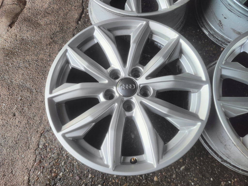 4x Alufelge 17 Zoll 7.0" 5x112 34ET Glanz Silber 80A601025J Audi Rim Wheel FEL3828184443rx