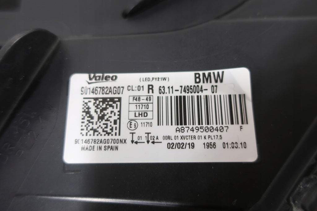 Frontscheinwerfer BMW F48 7495004 Full LED Rechts Scheinwerfer Headlight SCH2981078981eq