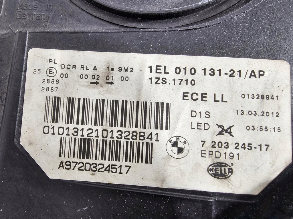 Frontscheinwerfer BMW F11 F10 198456984544 1EL010131-21 Links Headlight SCH2686875412vb