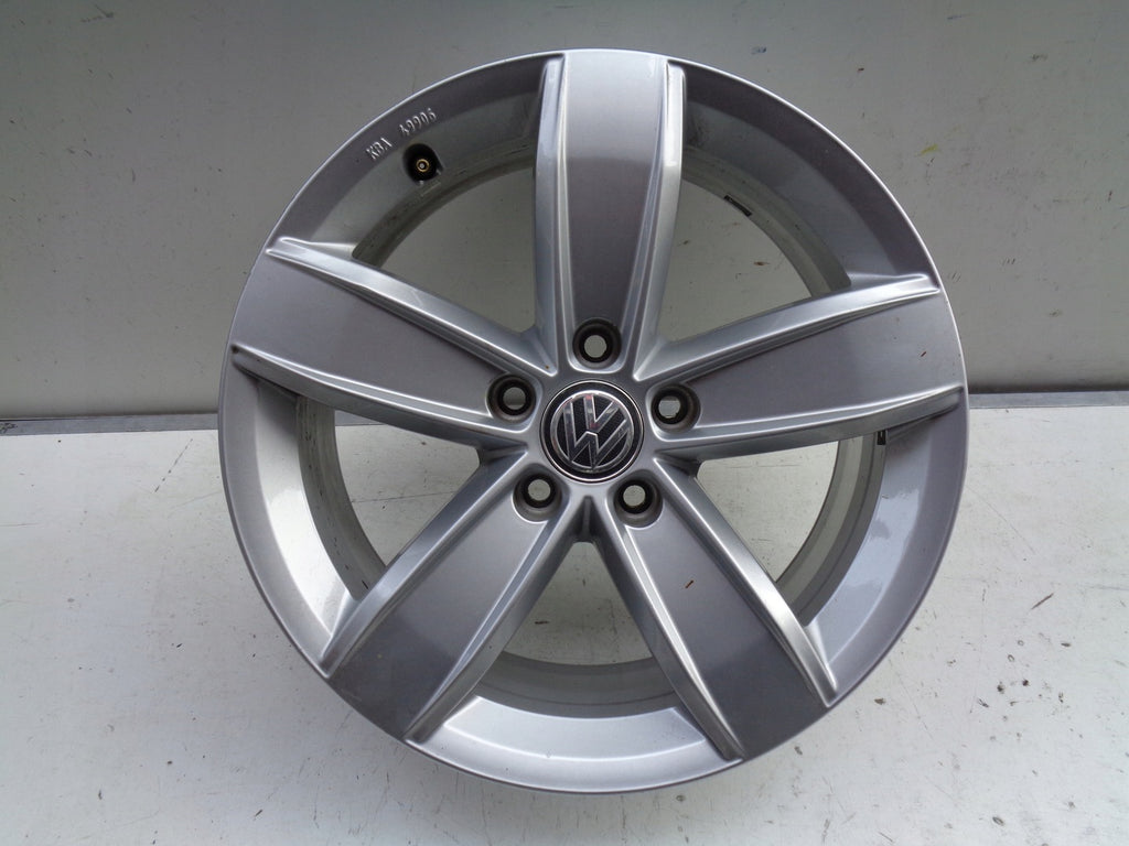 1x Alufelge 17 Zoll 6.5" 5x112 38ET 5NA071497 Vw Rim Wheel