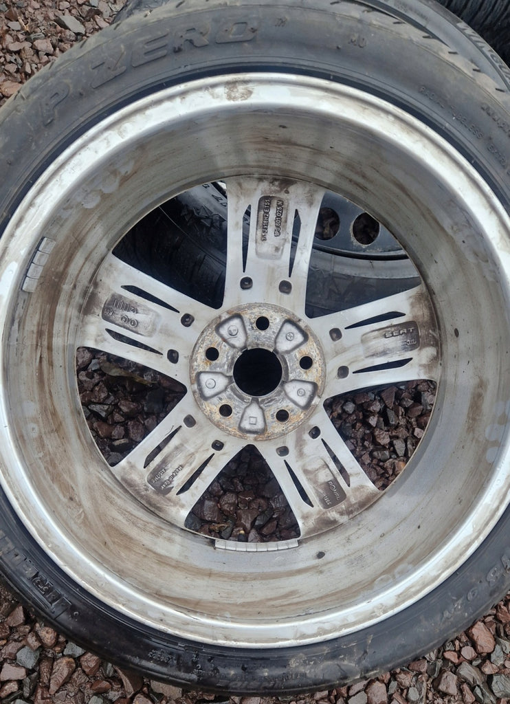 1x Alufelge 18 Zoll 7.5" 5x112 51ET Glanz Silber 1P0601025N Seat Leon Rim Wheel FEL9205289655es