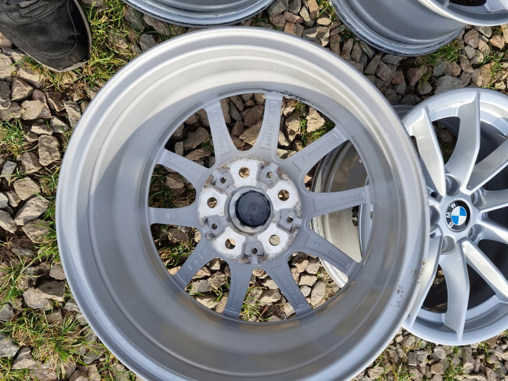 4x Alufelge 16 Zoll 6.5" 5x112 22ET Glanz Silber 6876921 BMW 3 Rim Wheel FEL8763756965ny